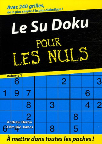 Beispielbild für Su Doku pour les Nuls : Tome 1 zum Verkauf von medimops