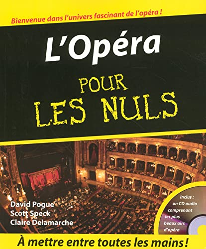 Beispielbild fr L'Opra pour les Nuls (1CD audio) zum Verkauf von medimops
