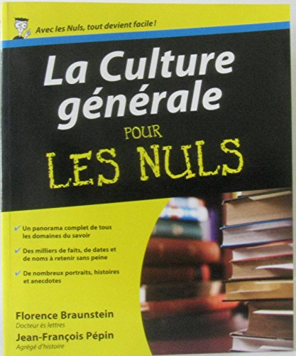 Stock image for CULTURE GENERALE PR LES NULS for sale by ThriftBooks-Atlanta