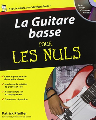 La guitare basse pour les nuls + cd (9782754002882) by Pfeiffer, Patrick