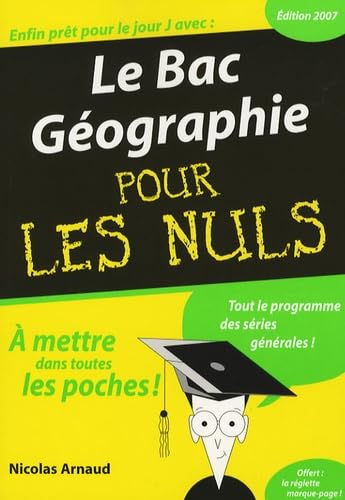 9782754003360: Le Bac Gographie pour les nuls