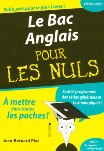 Beispielbild fr Le Bac Anglais pour les Nuls zum Verkauf von Ammareal