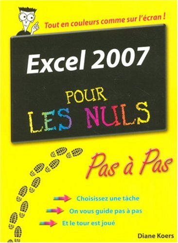 Beispielbild fr Excel 2007 Pas  Pas Pour les Nuls zum Verkauf von Ammareal