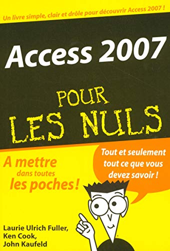 Beispielbild fr Access 2007 Poche Pour les Nuls zum Verkauf von Ammareal