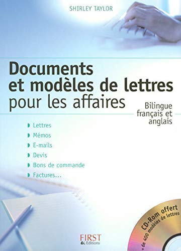 Beispielbild fr Documents et modeles de lettres pour les affaires (French Edition) zum Verkauf von Better World Books