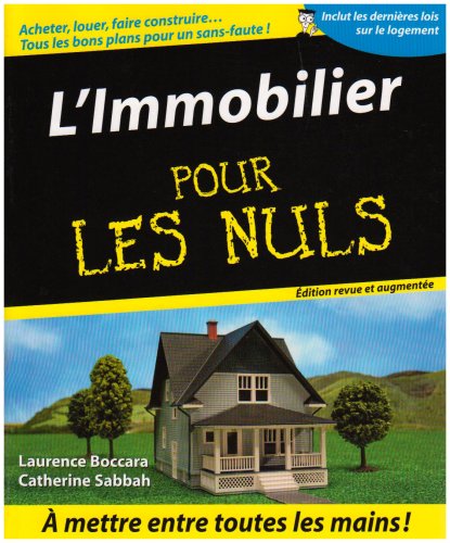 Imagen de archivo de L'Immobilier pour les Nuls a la venta por medimops