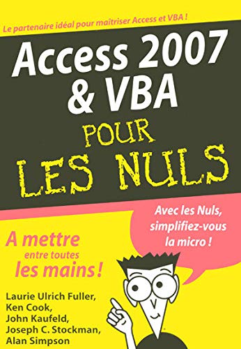 Beispielbild fr Access 2007 et VBA pour les Nuls zum Verkauf von Ammareal