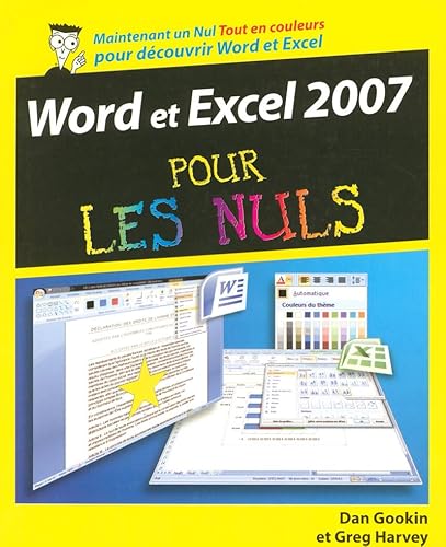 9782754005432: Word & Excel 2007 Pour les nuls dition couleurs