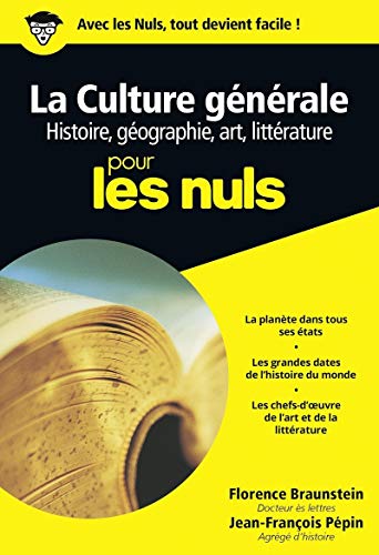 Beispielbild fr Culture g n rale Poche Pour les nuls tome 1 (01): Histoire, g ographie, art, litt rature zum Verkauf von WorldofBooks