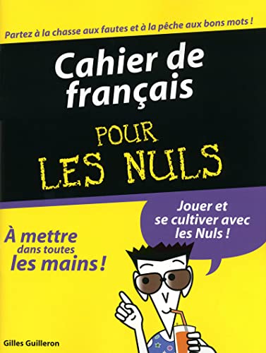 Beispielbild fr Cahier de Franais Pour les nuls zum Verkauf von Ammareal