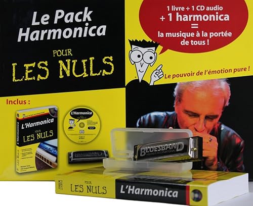 9782754014700: Pack harmonica pour les nuls: Un livre, Un CD audio et un harmonica