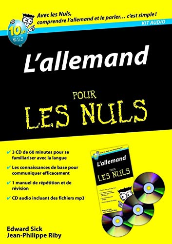 Beispielbild fr L'allemand pour les nuls : Kit audio (3 CD audio) zum Verkauf von medimops