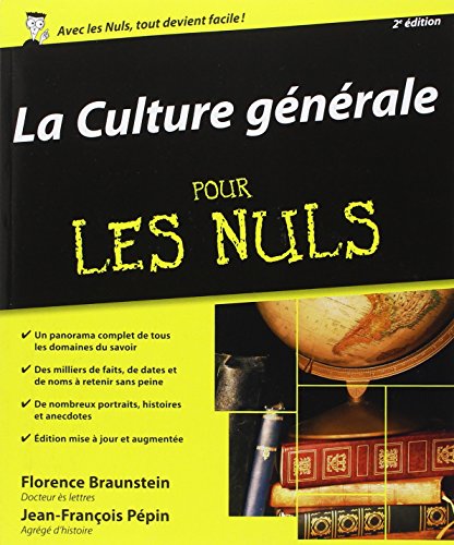 Beispielbild fr La Culture gnrale Pour les Nuls, 2me dition zum Verkauf von Ammareal