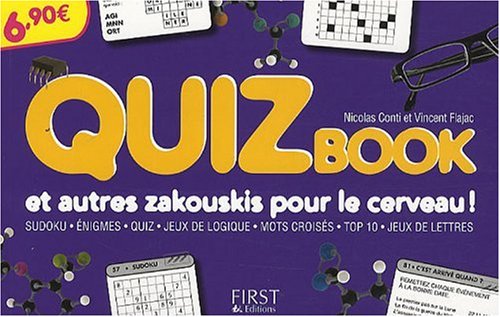 Beispielbild fr QUIZ BOOK ET AUTRES ZAKOUSKIS CONTI, NICOLAS et FLAJAC, VINCENT zum Verkauf von BIBLIO-NET