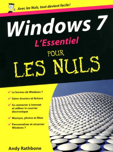 Stock image for L'Essentiel Windows 7 pour les nuls for sale by medimops