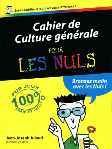 9782754018340: CAH CULTURE GENERALE T3 PR NUL