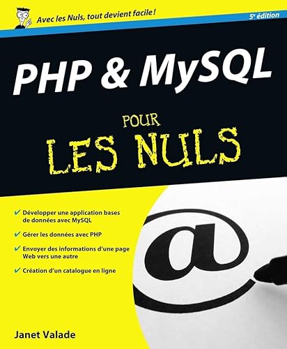 Imagen de archivo de PHP et MySQL 5e Pour les Nuls a la venta por Ammareal