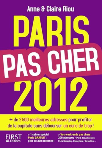 Stock image for Paris Pas Cher 2012 for sale by WorldofBooks