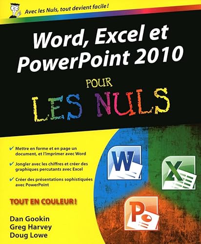 Stock image for Word, Excel, PowerPoint 2010 Pour les nuls for sale by Ammareal