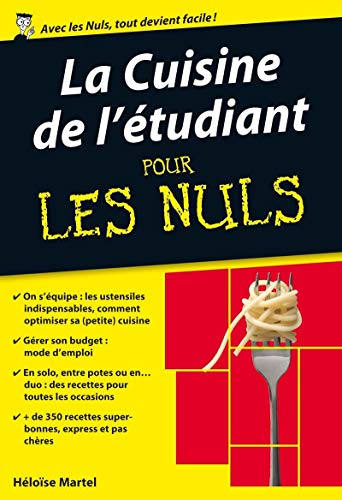 Beispielbild fr La Cuisine de l'tudiant pour les Nuls poche zum Verkauf von Ammareal