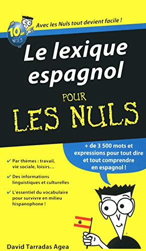 Beispielbild fr Le lexique espagnol pour les nuls zum Verkauf von medimops