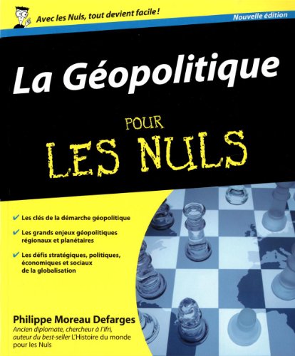 Beispielbild fr La Gopolitique Pour les Nuls, 2ed zum Verkauf von Ammareal
