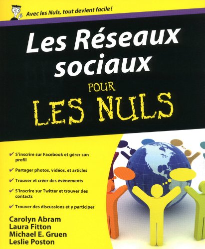 Stock image for RESEAUX SOCIAUX POUR LES NULS for sale by Ammareal