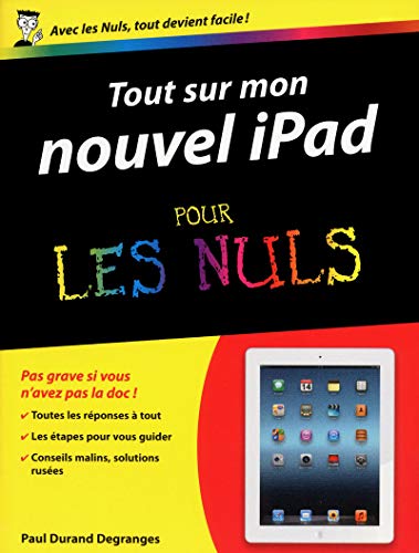 Imagen de archivo de Tout sur mon Nouvel iPad pour les Nuls a la venta por Ammareal