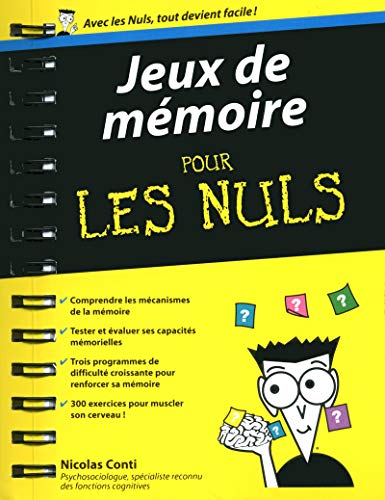 Beispielbild fr Jeux de mmoire pour les nuls zum Verkauf von medimops