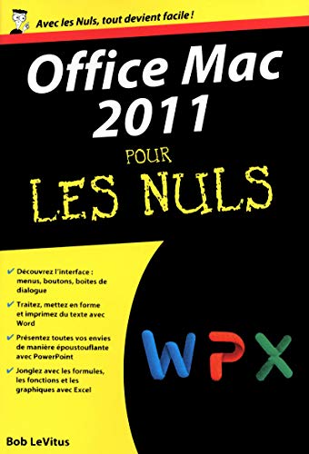 Stock image for Office Mac 2011 Poche pour les nuls for sale by Ammareal