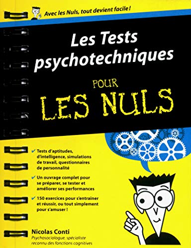 Beispielbild fr Tests psychotechniques Pour les nuls (Poche pour les nuls) zum Verkauf von WorldofBooks