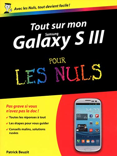 Beispielbild fr Tout sur mon Galaxy S III Pour les Nuls (French Edition) zum Verkauf von Better World Books