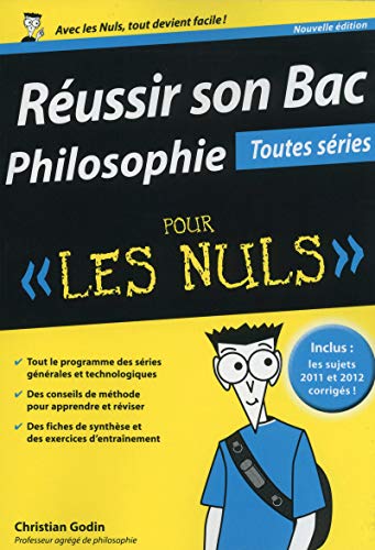 Beispielbild fr Russir son Bac Philosophie pour les Nuls zum Verkauf von medimops