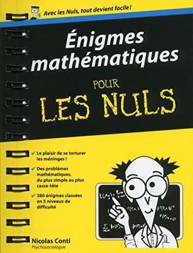 9782754049528: Enigmes mathmatiques pour les Nuls