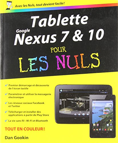 9782754050753: Tablette Google Nexus 7 & 10 pour les nuls