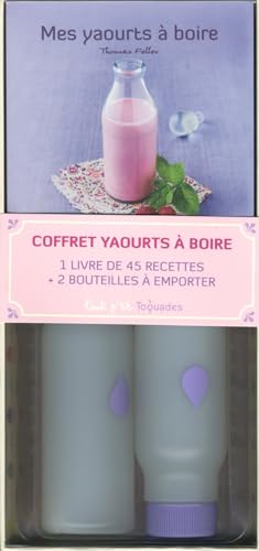 Beispielbild fr Coffret Yaourts  boire : 1 livre de 45 recettes + 2 bouteilles  emporter zum Verkauf von medimops