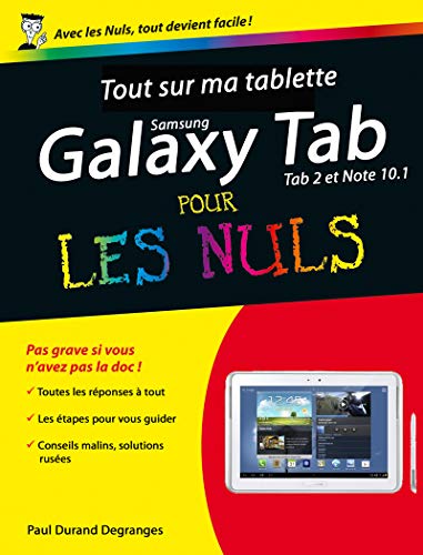 Beispielbild fr Tout sur ma tablette Samsung Galaxy (Tab 2 et Note) Pour les nuls zum Verkauf von AwesomeBooks