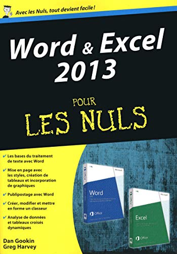 Beispielbild fr Word & Excel 2013 pour les nuls zum Verkauf von medimops