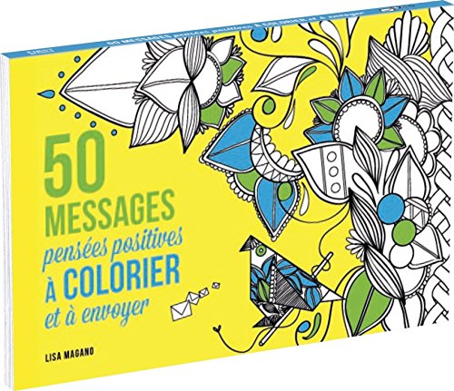 Beispielbild fr 50 messages penses positives  colorier et  envoyer zum Verkauf von medimops