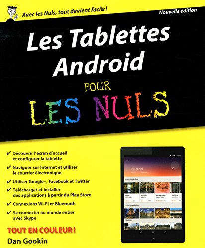 Beispielbild fr Les Tablettes Android pour les Nuls, nouvelle dition zum Verkauf von Ammareal