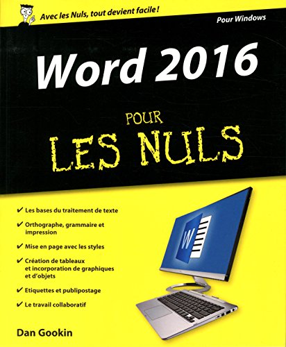 9782754076104: Word 2016 Pour les Nuls