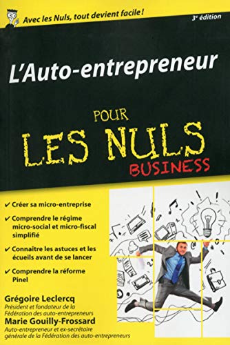 9782754080156: L'Auto-entrepreneur Poche Pour les Nuls Business