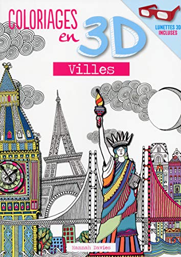 Beispielbild fr Coloriages en 3D - Villes zum Verkauf von medimops