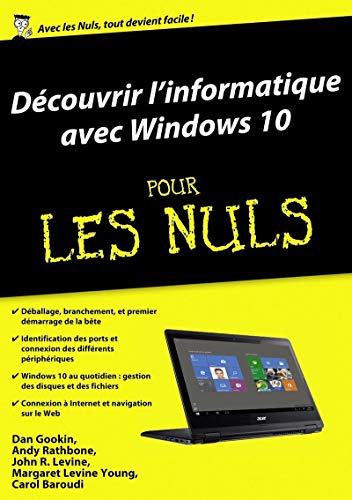 Beispielbild fr Dcouvrir l'informatique avec Windows 10, mgapoche pour les Nuls zum Verkauf von Ammareal