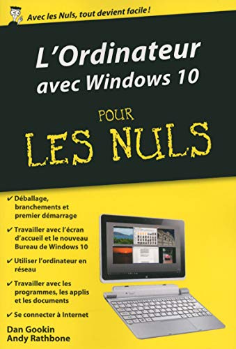 9782754085441: L' Ordinateur Avec Windows 10 Pour Les Nuls