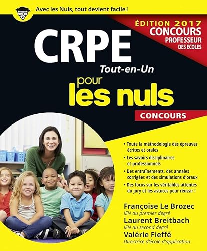 Imagen de archivo de CRPE Tout-en-Un pour les Nuls Concours, dition 2017 a la venta por Ammareal