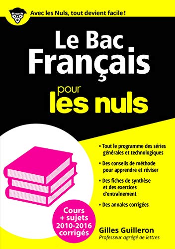 Stock image for Le Bac Franais 2016 pour les Nuls for sale by medimops