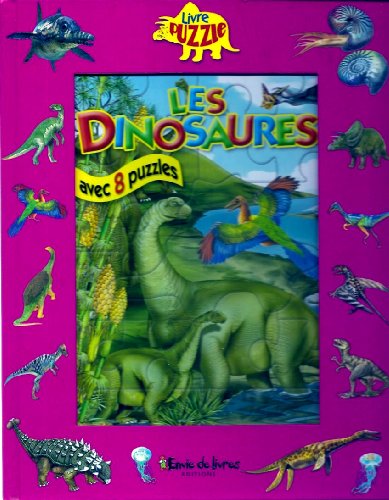 Stock image for Les dinosaures avec 8 puzzles for sale by Ammareal