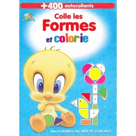 Beispielbild fr Colle les formes et colorie Titi + de 400 autocollants zum Verkauf von medimops