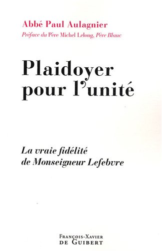 Imagen de archivo de Plaidoyer pour l'unit a la venta por A TOUT LIVRE